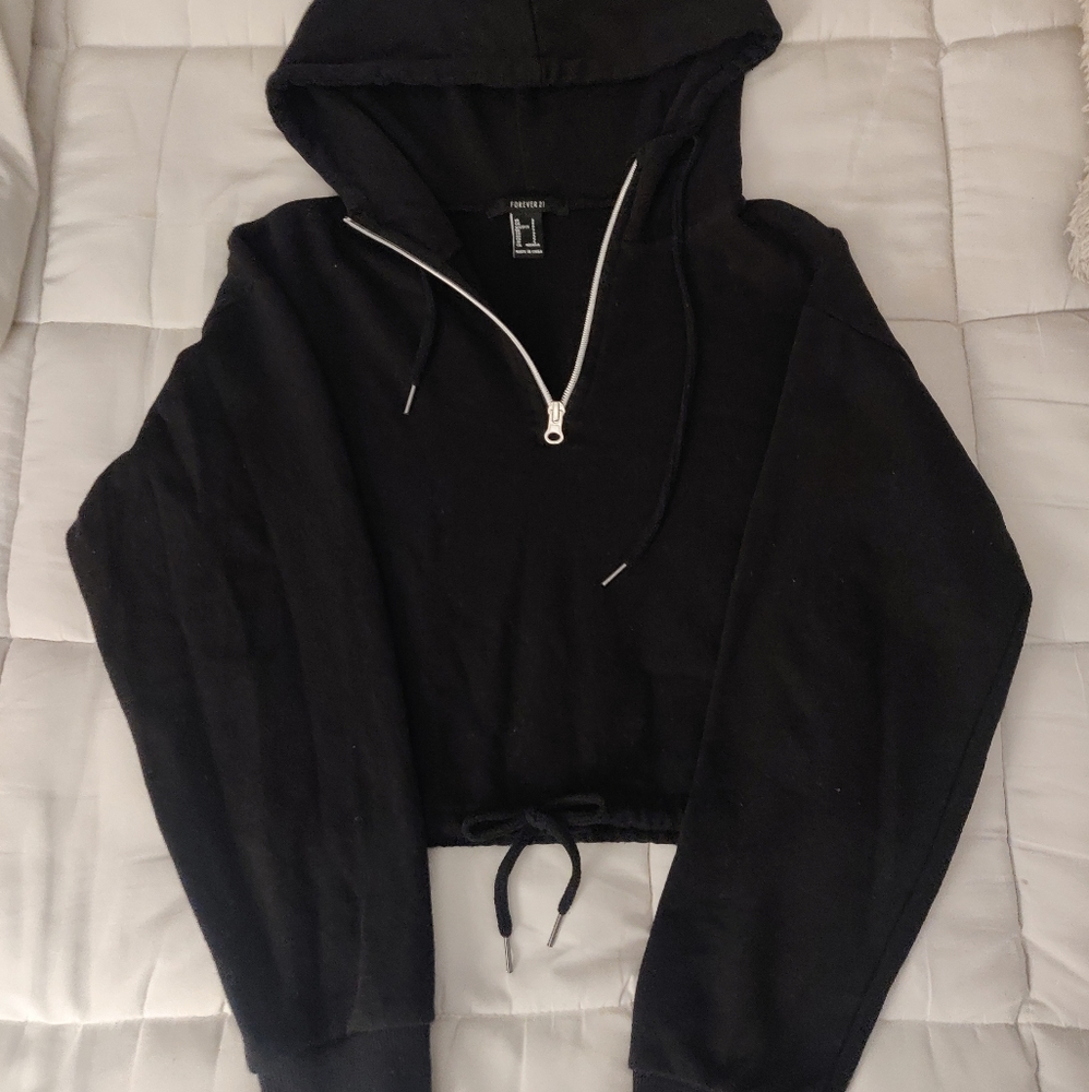 Forever 21 Black Sweatshirt / Hoodie